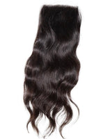 Indian Transparent Lace Closure (Wavy) (5x5")